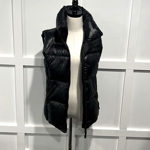 SAM Black Down Sleeveless Vest, M
